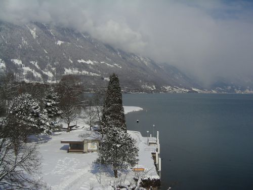 Bönigen, Šveicarija, Žiema