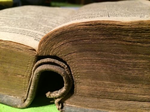 Knyga, Biblija, Senas, Puslapiai