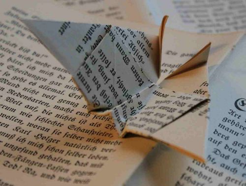 Knyga, Origami, Popierius, Sulankstytas, Kartus, Knygos Puslapis