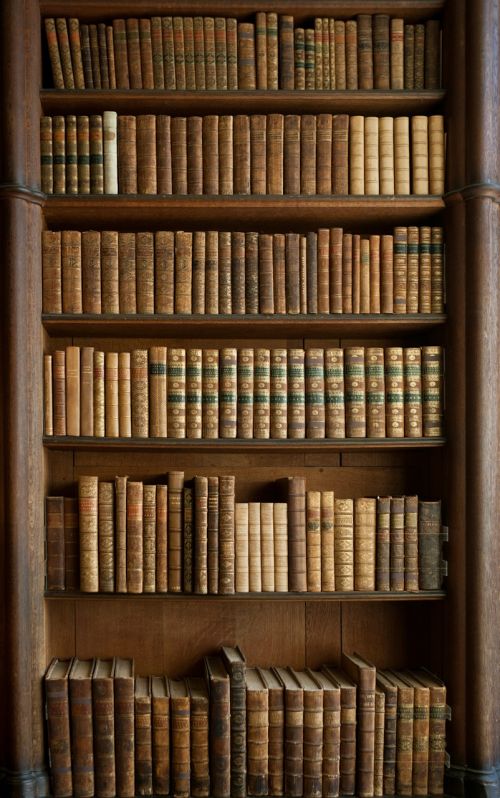 Knygos, Knygų Spinta, Senos Knygos, Istorinis, Senovinis, Felbrigg Salė, Norfolk