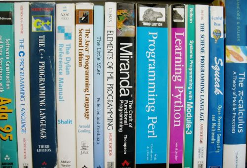 Knygos, Knygų Lentyna, Kompiuterių Mokslas, Programavimas, Kompiuterio Kalba, Specializuota Literatūra