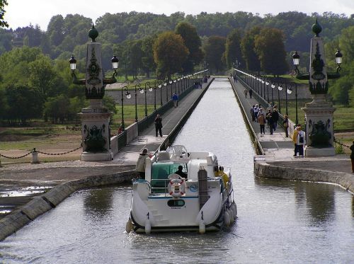 Boot, Kanalas, Keltas, Transportas, Vandens Kanalas, France, Upės Tiltas, Loire