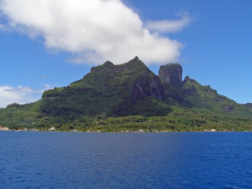 Bora Bora, Prancūzų Kalba, Polinezija, Visuomenė, Sala, Atogrąžų, Lagūnas, Rojus, Bungalow, Kranto, Kalnas