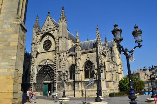 Bordo, Bažnyčia, Gotikos Bažnyčia, Rozetė, Gotika, Aquitaine, Gironde, France
