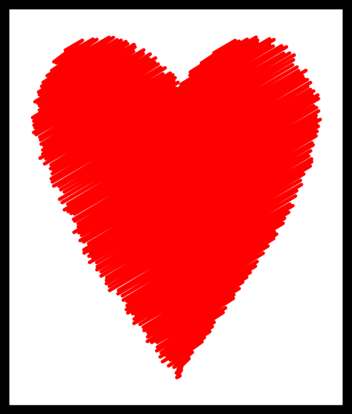 Širdis, Valentine, Sistema, Sienos, Meilė, Aš Tave Myliu, Širdies Karikatūra, Raudona Ir Juoda, Romantiškas, Pasienio Rėmas, Fonas, Png