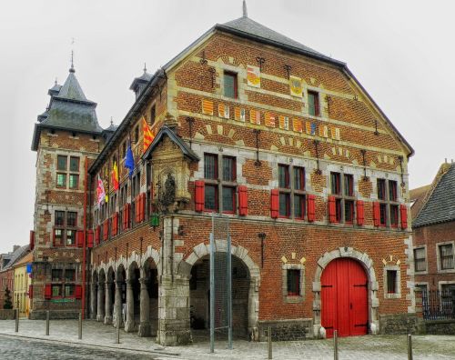 Borgloonas, Denmark, Miestas, Miesto, Pastatas, Architektūra, Panorama