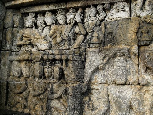 Borobuduras, Indonezija, Šventykla, Budizmas, Palengvėjimas, Java, Jogjakarta, Religija