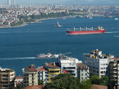 Fosforas, Istanbulas, Turkija, Perspektyva, Vaizdas, Laivas, Megacity, Miestas, Laivyba, Turizmas, Marmėjus