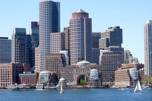 Bostonas, Vanduo, Priekinis, Miestas, Architektūra