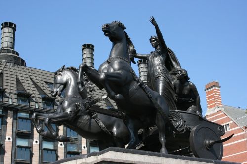 Boudica, Statula, Londonas, Westminster Tiltas
