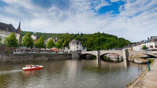Bouillon, Ardennes, Belgija, Upė, Miestas, Romantiškas, Wallonie