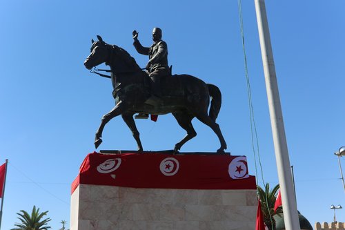 Bourguiba,  Tunisas,  Kavalerija,  Žmonės