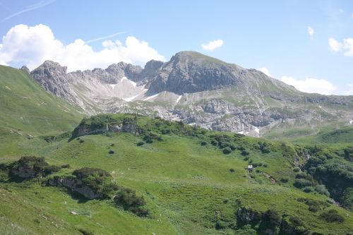 Dėžutės Galvutė, Kalnų Viršūnių Susitikimas, Allgäu Alpės, Kalnas, Alpių, Kraštovaizdis, Idilija