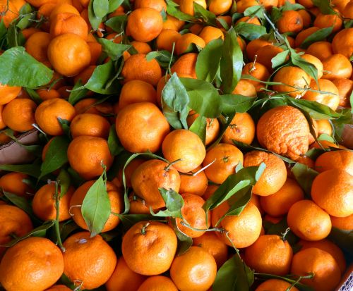 Mandarinai,  Oranžinė,  Vaisiai,  Citrusiniai,  Stiebai,  Lapai,  Sveikata,  Maistas,  Vaisiai,  Mityba,  Mandarinų Dėžės