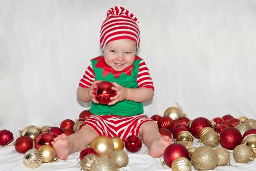 Berniukas, Kalėdos, Elfas, Kalėdų Eglė, Kalėdų Laikas, Kūdikis, Berniukas