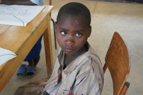 Berniukas, Liūdnas, Vaikas, Mokykla, Ruanda, Skurdas