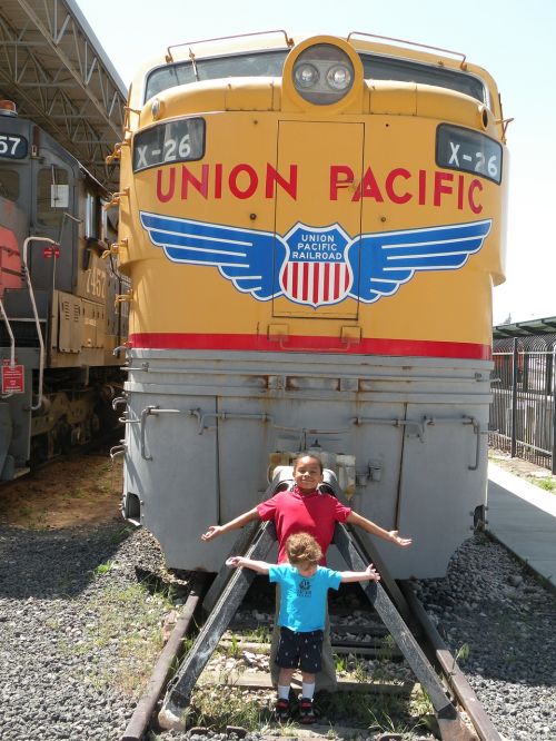 Berniukai, Traukinys, Takelius, Geležinkelis, Sąjunga Pacific, Vaikai