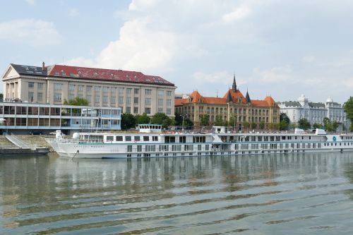 Bratislava, Slovakija, Blauzdykis, Danube, Miestas, Architektūra, Kapitalas, Neustadt, Upės Kruizas, Istoriškai, Upė, Laivas, Kruizas