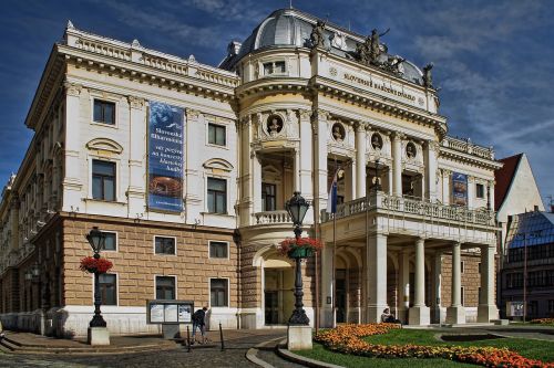Bratislava, Slovakija, Sostinė, Nacionalinis Teatras