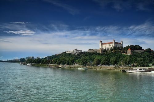 Bratislava, Slovakija, Sostinė, Bratislavos Pilis, Danube