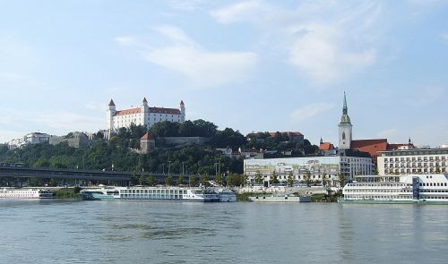 Bratislava, Danube, Pilis, Vaizdas, Upė, Senas, Slovakija