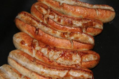 Bratwurst, Šypsotis, Barbekiu, Maistas, Skanus, Užkandis, Mėsa