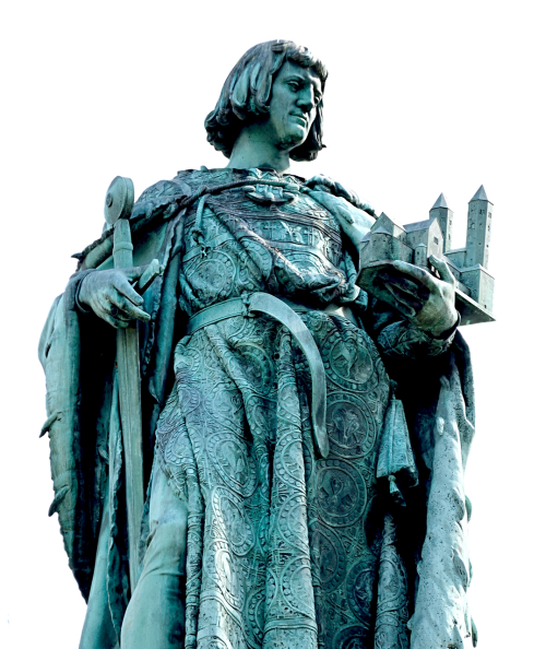 Braunschweig, Statula, Paminklas, Skulptūra, Henri Fontanas, Metalas, Žemutinė Saksonija, Bronza, Psd, Izoliuotas