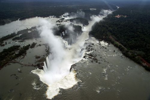 Brazilija, Iguaçu, Kriokliai, Oro Vaizdas