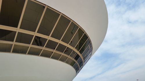 Brazilija Meno Muziejus, Rio De Janeiro Niemeyer, Niterói, Oscar Niemeyer, Šiuolaikinio Meno Muziejus, Mac, Architektūra, Royalty Free
