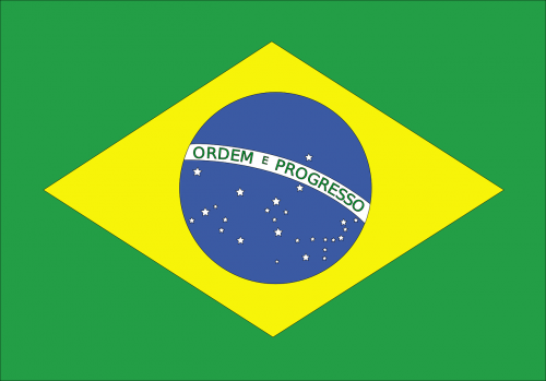 Brazilija, Vėliava, Nacionalinis, Šalis, Brazilijos, Tauta, Simbolis, Nemokama Vektorinė Grafika