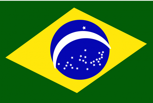 Brazilija, Vėliava, Nacionalinis, Ženminbi, Mėlynas, Diskas, Geltona, Rombas, Žalias, Patriotinis, Nemokama Vektorinė Grafika