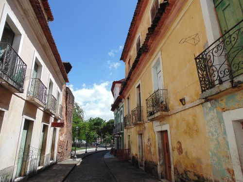 Brazilija Maranhão, Jie Yra Luisas, Architektūra, Gatves, Royalty Free