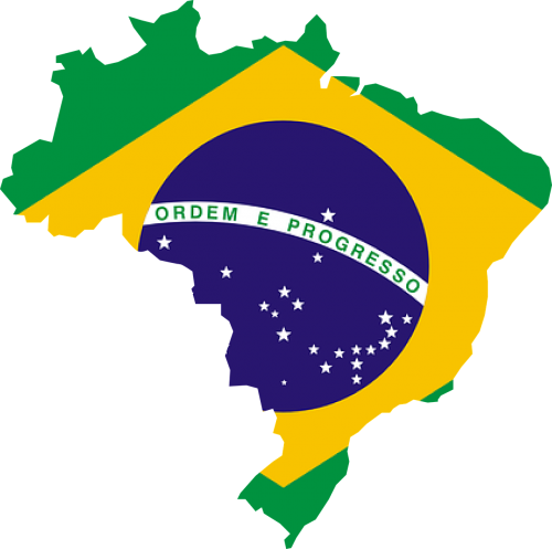 Brazilija,  Žemėlapis,  Vėliava,  Geografija,  Brazilijos,  Šalis,  Pietų Amerika,  Nemokama Vektorinė Grafika