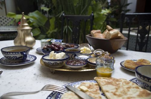 Pusryčiai, Marokas, Marokas, Alyvuogės, Džemas, Apetitas
