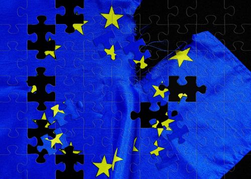 Lūžio Taškas, Euro Vėliava, Europos Sąjunga, Brexit, Bedugnė, Europa, Eu, Sąjunga, Vėliava, Personažai, Euro Krizė, Mėlynas