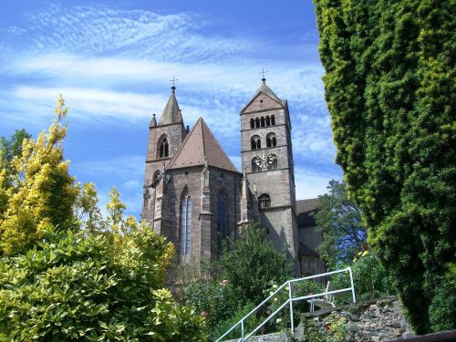 Breisach, Münsteris, Dangus, Mėlynas, Bažnyčia, Architektūra