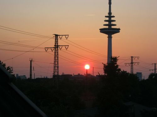 Bremen, Saulėlydis, Afterglow, Vakarinis Dangus