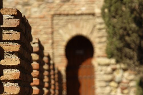 Plyta, Siena, Tekstūra, Architektūra, Arabiškas, Alcazaba, Malaga