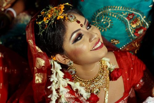 Nuotaka, Bangladešas, Vestuvės, Ceremonija, Mielas, Hindu, Asija, Grožis, Makiažas