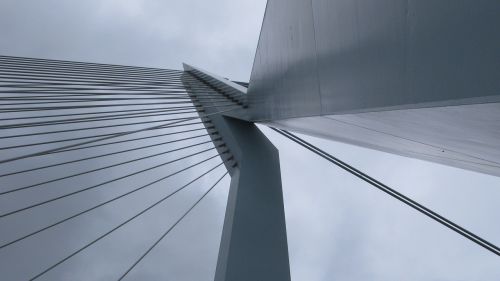 Tiltas, Rotterdam, Tiltai, Holland, Architektūra, Dangus