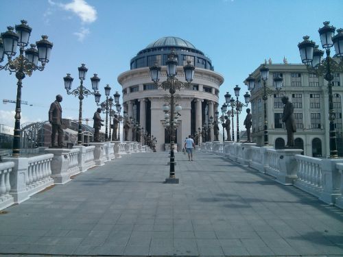 Tiltas, Miestas, Miesto, Kelionė, Makedonija, Skopje
