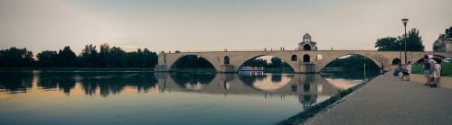 Tiltas, Ronos Upė, Architektūra, Miesto, Kraštovaizdis, Miesto Panorama, Vanduo, Panorama, Avignon, France, Europa, Lauke, Vaizdingas
