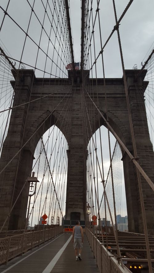 Tiltas, Brooklynas, Nyc, Bruklino Tiltas, Miestas, Upė, Architektūra, Miesto, Manhatanas, Panorama, Kelionė, Naujas, York, Orientyras, Centro, Kranto, Niujorkas, Metropolis, Ny, Niujorkas