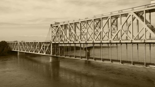 Tiltas, Upė, Upė Missouri, Centro, Vanduo, Architektūra