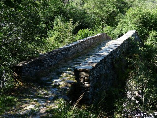 Tiltas, Akmeninis Tiltas, Toli, Takas, Steinig, Tanarello, Ponte Tanarello