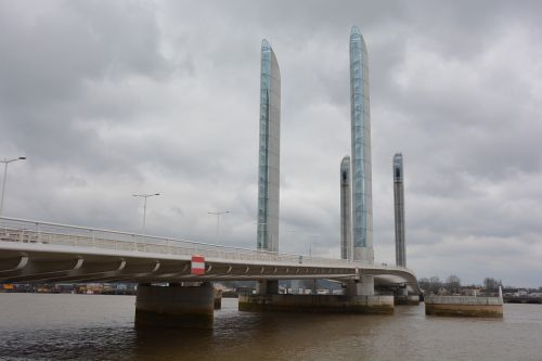 Tiltas, Bordo, France, Garonne, Miestas, Architektūra