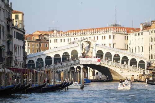 Tiltas, Venecija, Italy, Kanalas, Venetian, Kanalai
