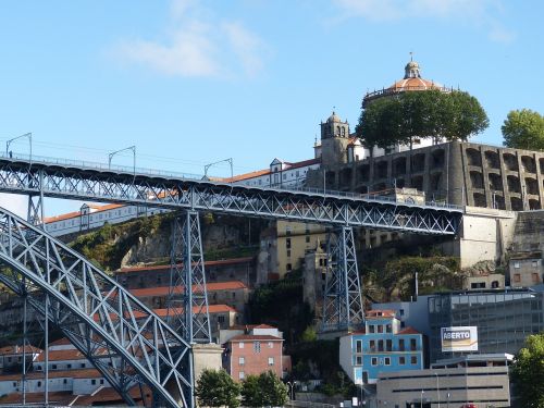 Tiltas, Porto, Šventė, Portugal, Turizmas, Senamiestis, Istoriškai, Douro, Kalnas, Kalnas