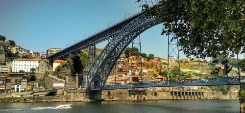 Tiltas, Porto, Portugal, Architektūra, Upė, Miestas, Kelionė, Miesto Panorama