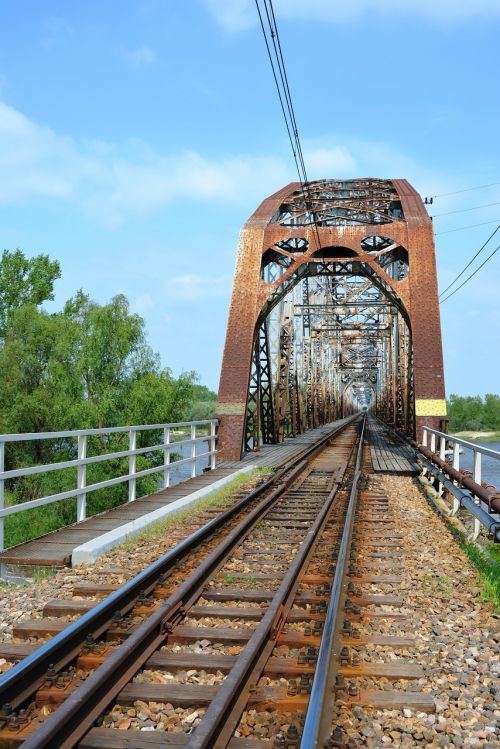 Tiltas, Geležinkelio Tiltas, Geležinkelis, Bėgiai, Takelius, Geležinkelio Linija